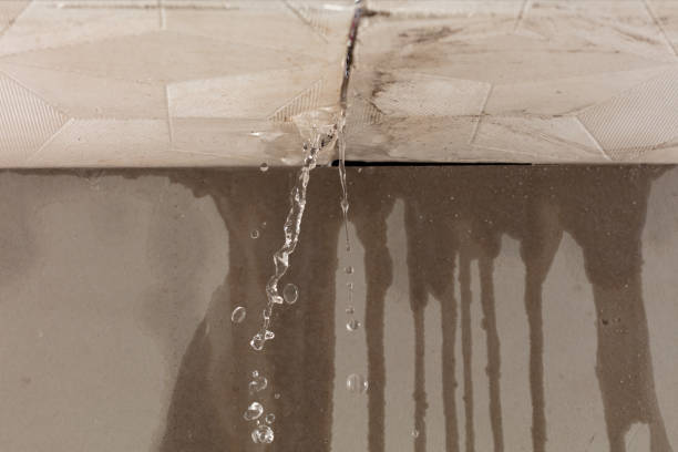 Professional Burst Pipe Cleanup technician working in Buckland, MA